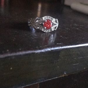 Cubic Zirconium Crystal Ring